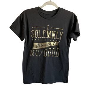 Harry Potter “I Solemnly Swear I am Up to No Good”‎ Graphic Tee - Size Small